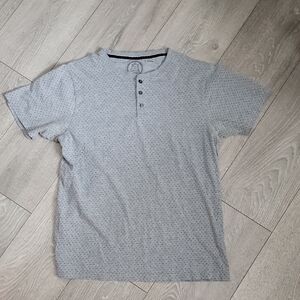 Denim And Flower Henley